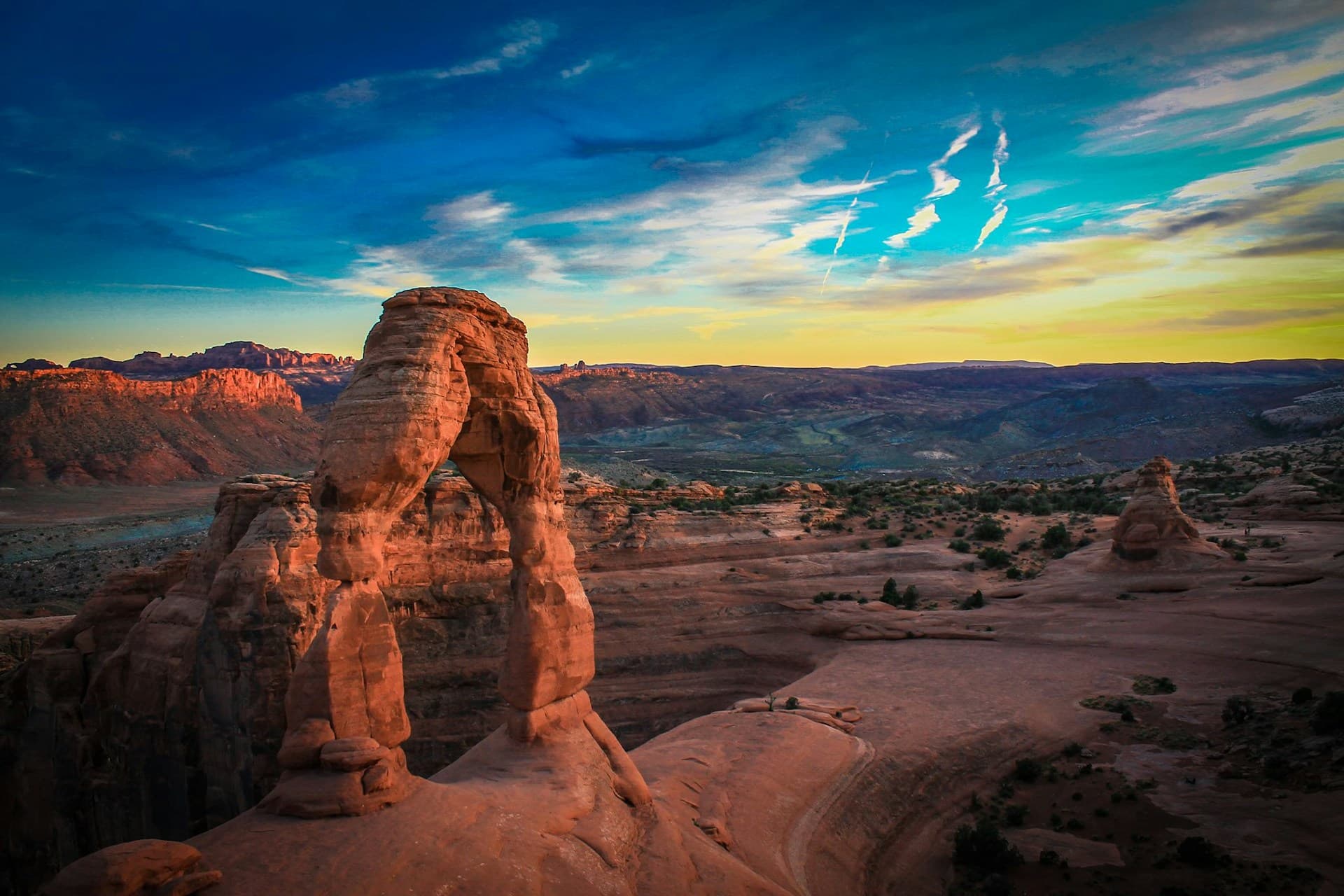 Utah rock formations landscape
