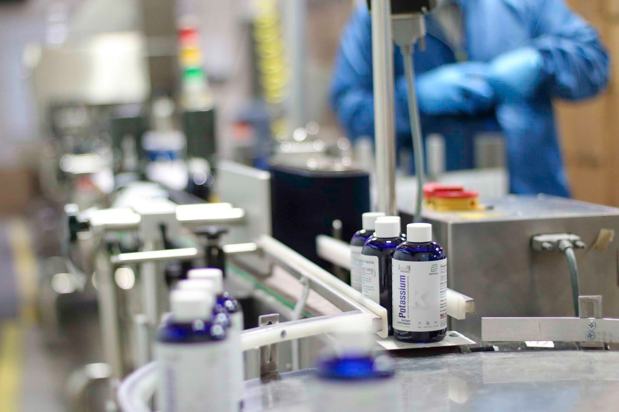 White label supplement production line